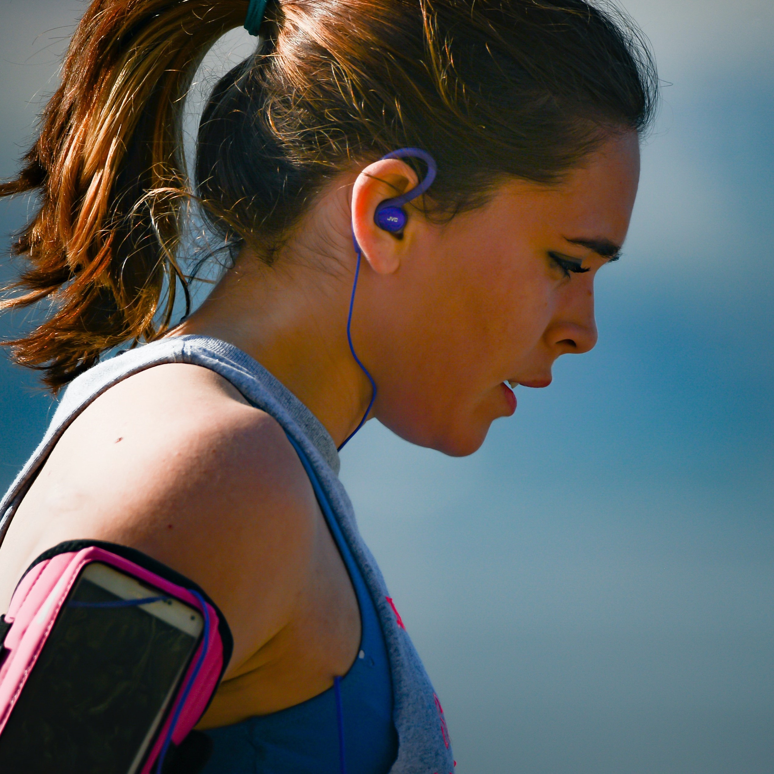 runner breathing